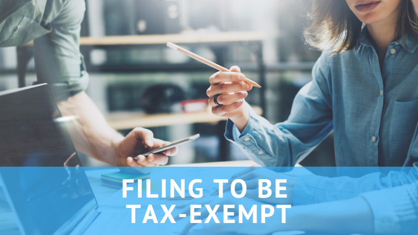 how to start an association tax exempt