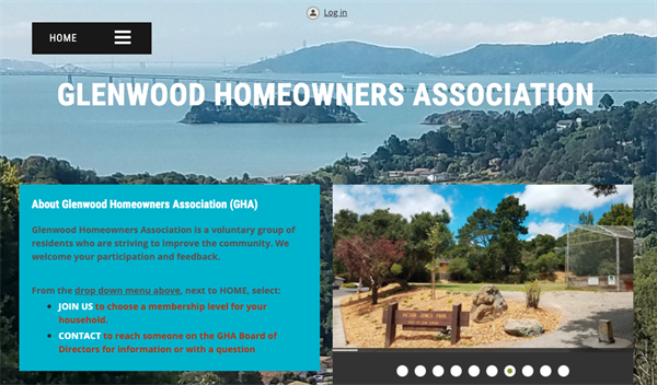 Glenwood Homeowners Association website