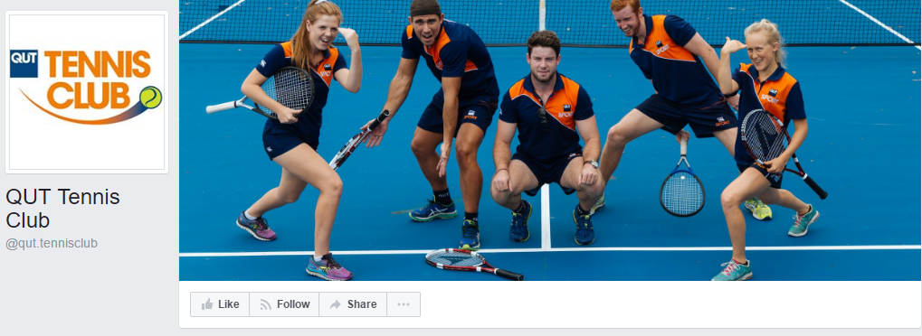 qut tennis fclub facebook page