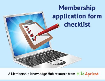 Membership Application Form Checklist