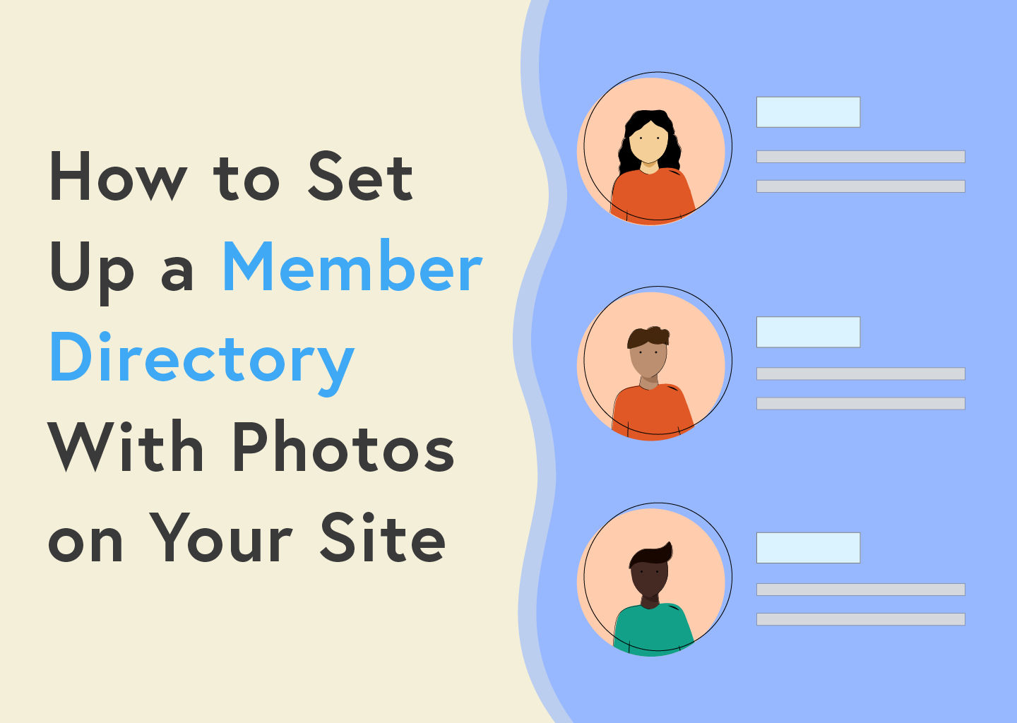 How to Set Up a Membership Directory With Photos on Your Site — Easy Template