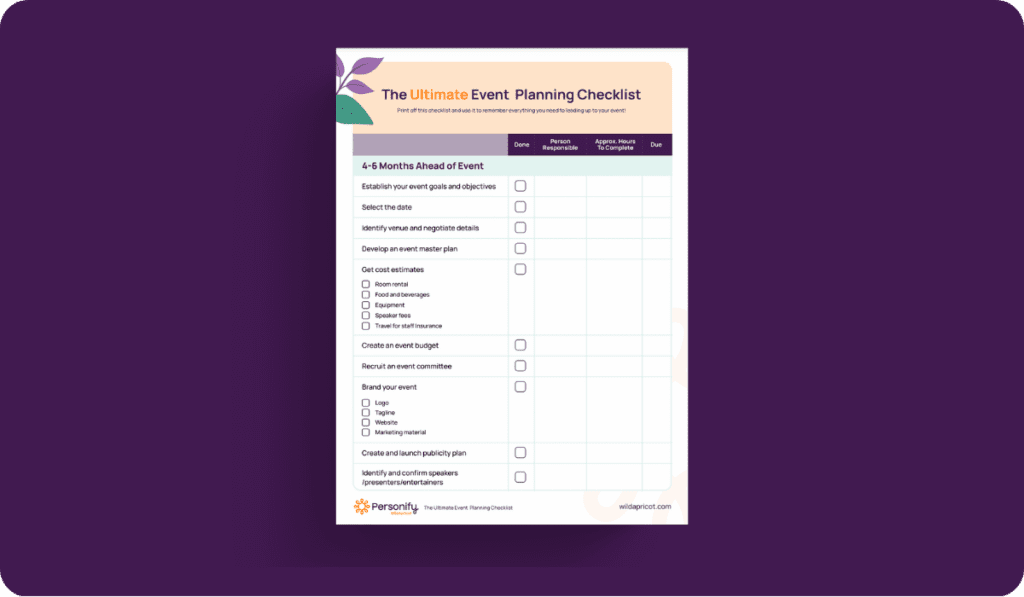 The ultimate event planning checklist