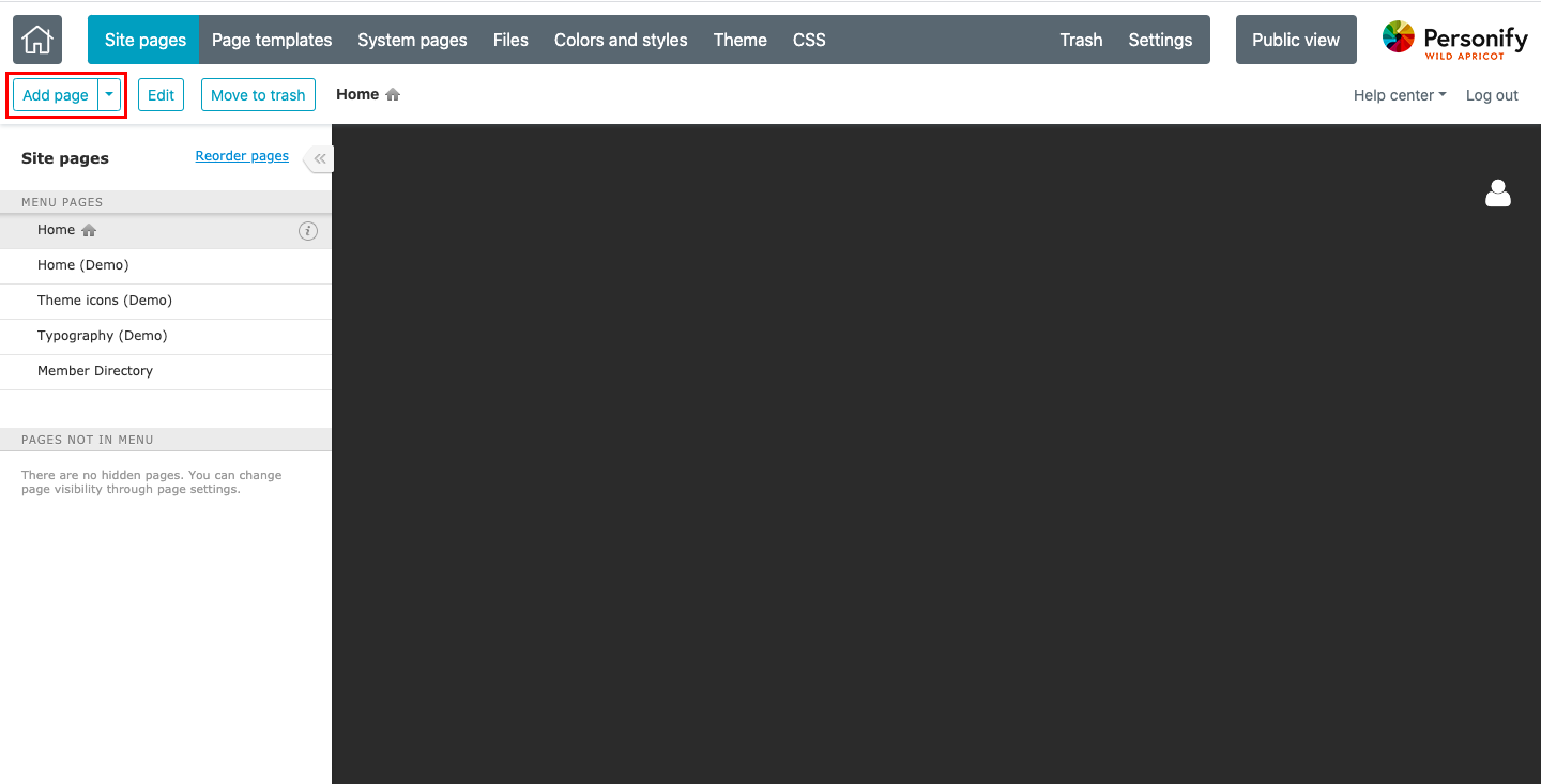 Add Page Add Page