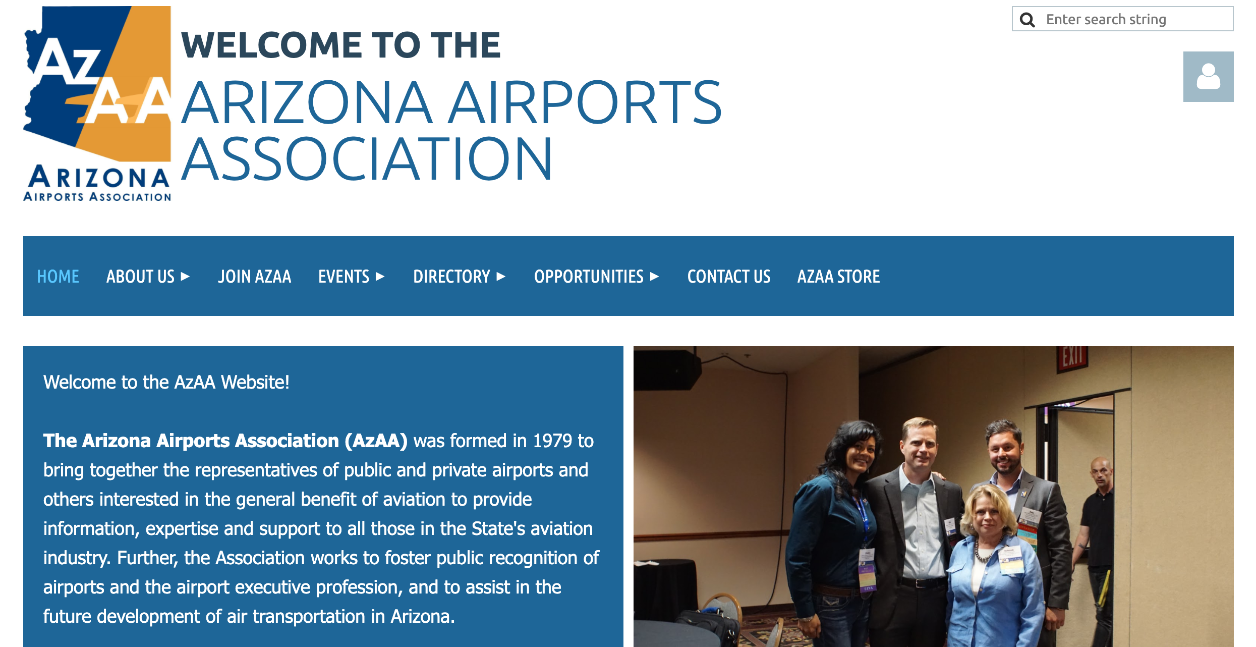 Arizona Airports Association website