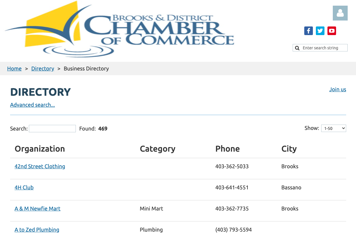 Brooks & District Chamber of Commerce Brooks & District Chamber of Commerce
