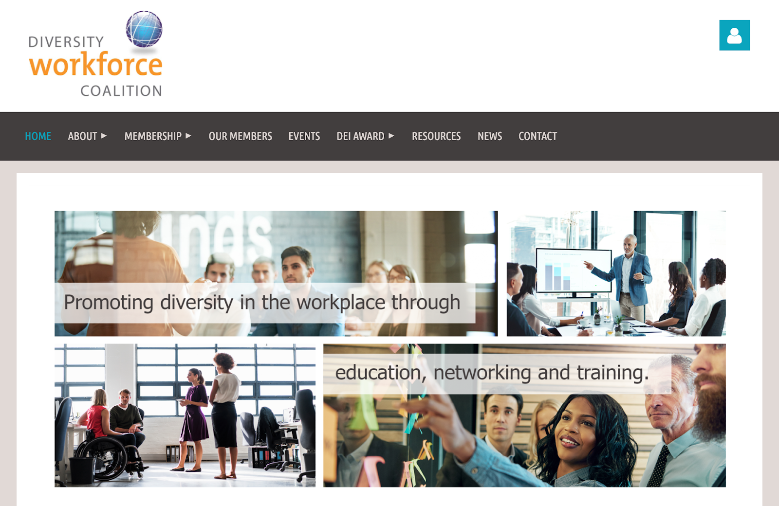 Diversity Workforce Coalition homepage