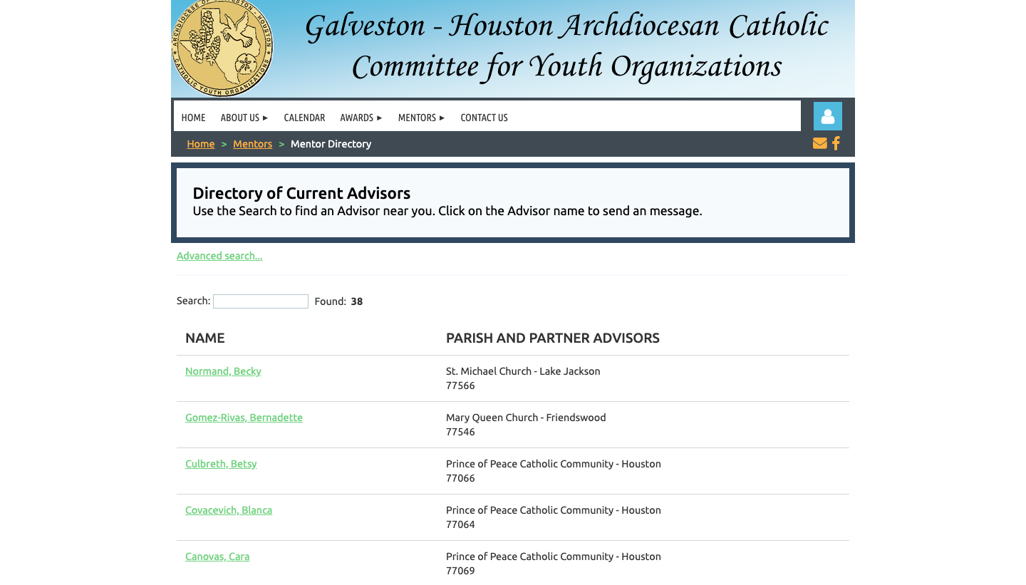 Galveston-Houston Archdiocesan Catholic Committee for Youth Organizations