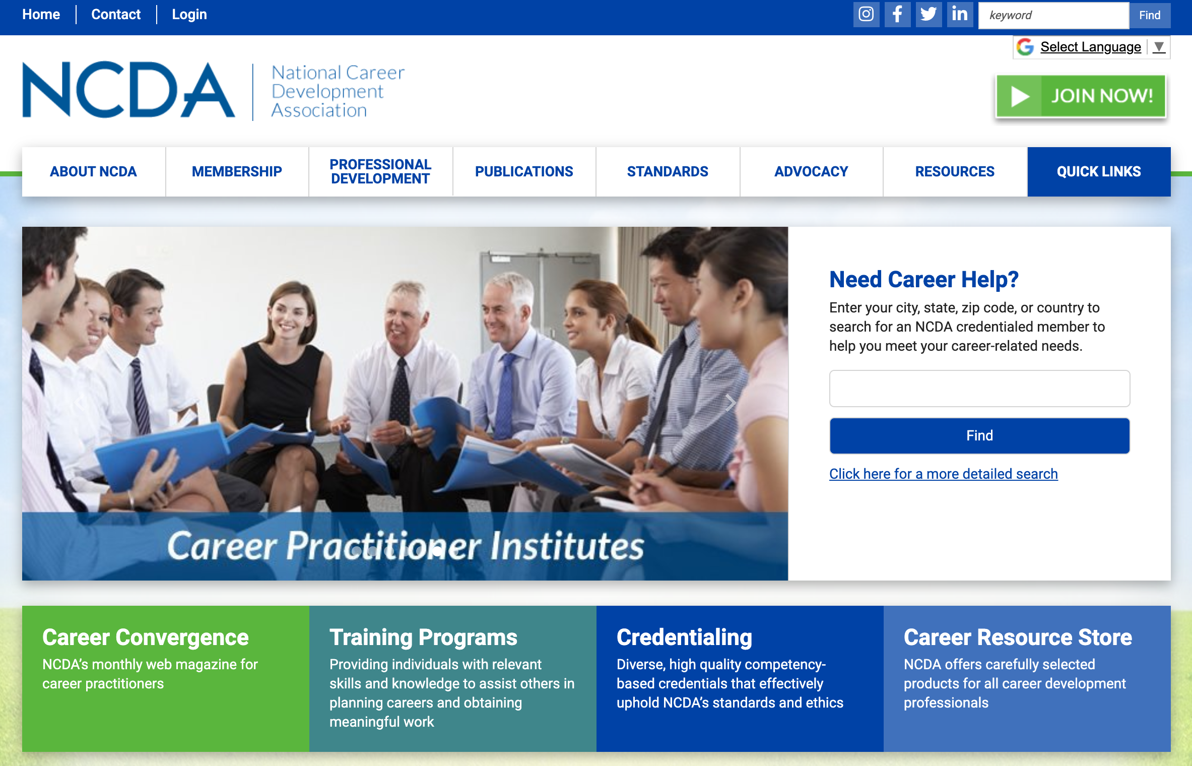 national career development association website