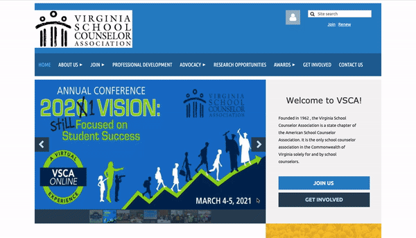 Virginia School Counselor Association Virginia School Counselor Association