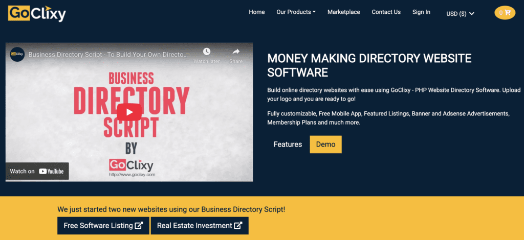 GoClixy Website